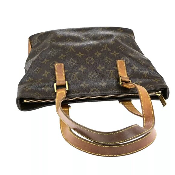 LOUIS VUITTON Cabas Piano Shoulder Bag Monogram Leather Brown M51148 39SH941 - Picture 3 of 16